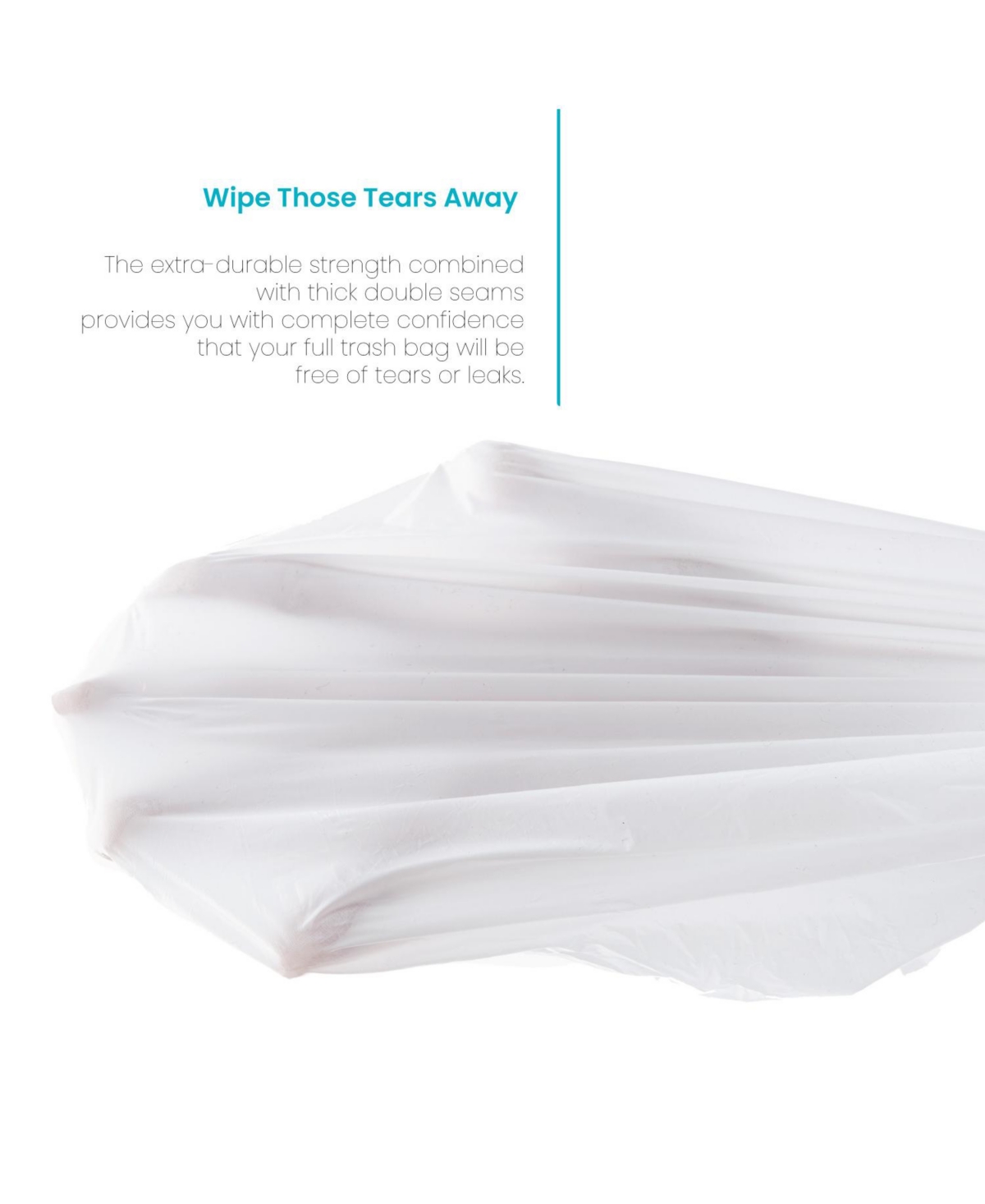Home Zone Living Code 20R Drawstring Kitchen Trash Bags Custom Fit for 5 Gallon Recycling Bins, 60-Count