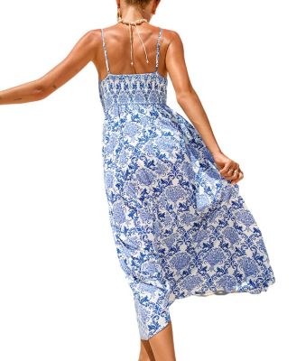 Women's Incandescent Ornate Midi Beach Dress