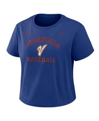 Women's Rush Blue Venezuela Baseball 2026 World Baseball Classic Modern T-Shirt