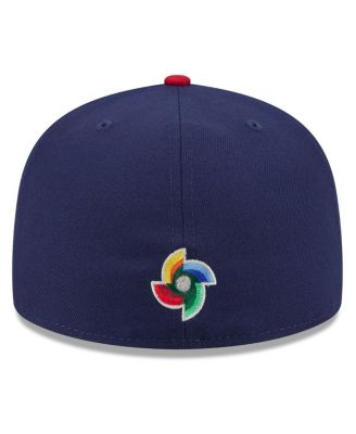 Men's Navy/Red USA Baseball 2026 World Baseball Classic 59FIFTY Fitted Hat