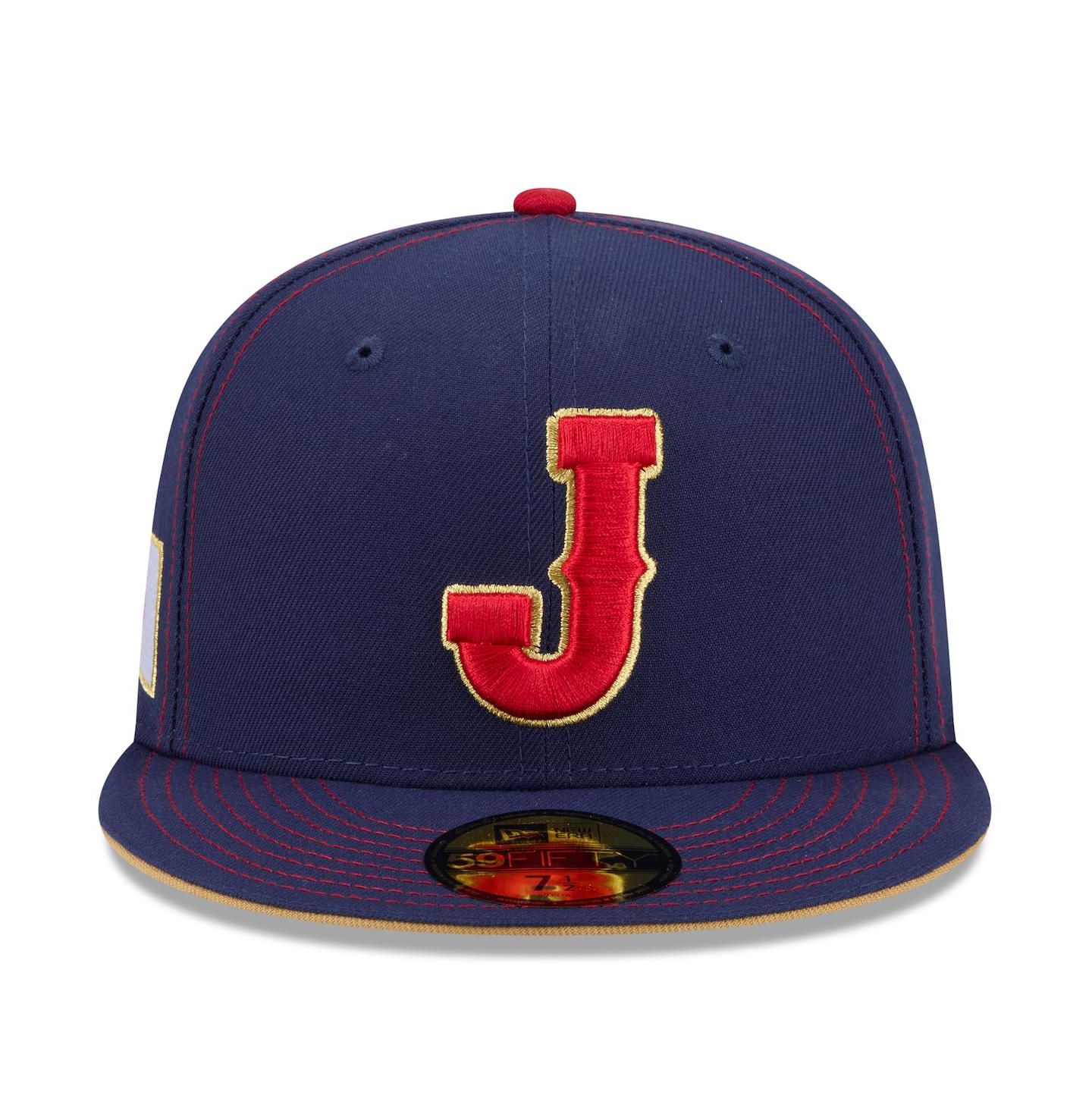 Мужская кепка New Era Navy Japan Baseball 2026 World Baseball Classic 59FIFTY Fitted Hat — фото 2