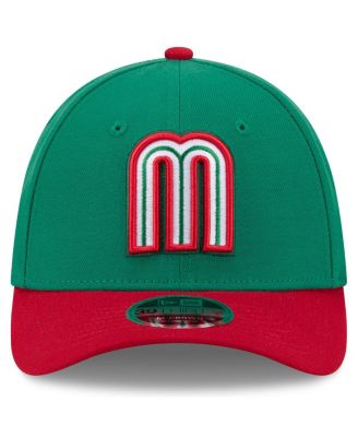 Men's Green/Red Mexico Baseball 2026 World Baseball Classic M-Crown 39THIRTY Flex Hat