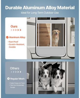 24" x 26" RV Screen Door Protector with Reinforced Mesh