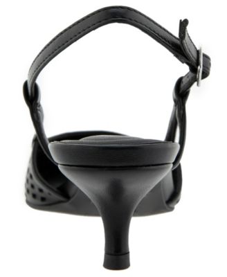 Women's Maggie Perf Slingback Kitten Heel Pumps