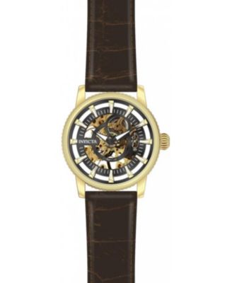 Men's 22642 Objet D Art Quartz Skeleton Dial Watch