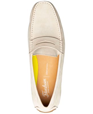 Motor Smooth Moc-Toe Penny Driver Slip-On Shoes