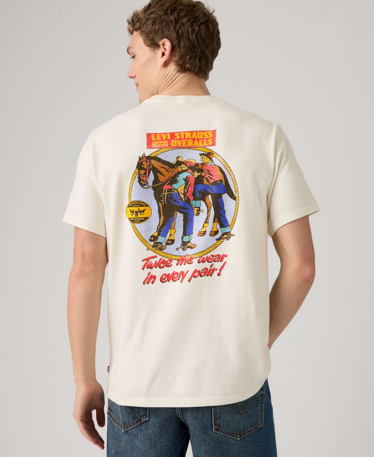 Premium Men's Relaxed-Fit Logo Graphic T-Shirt