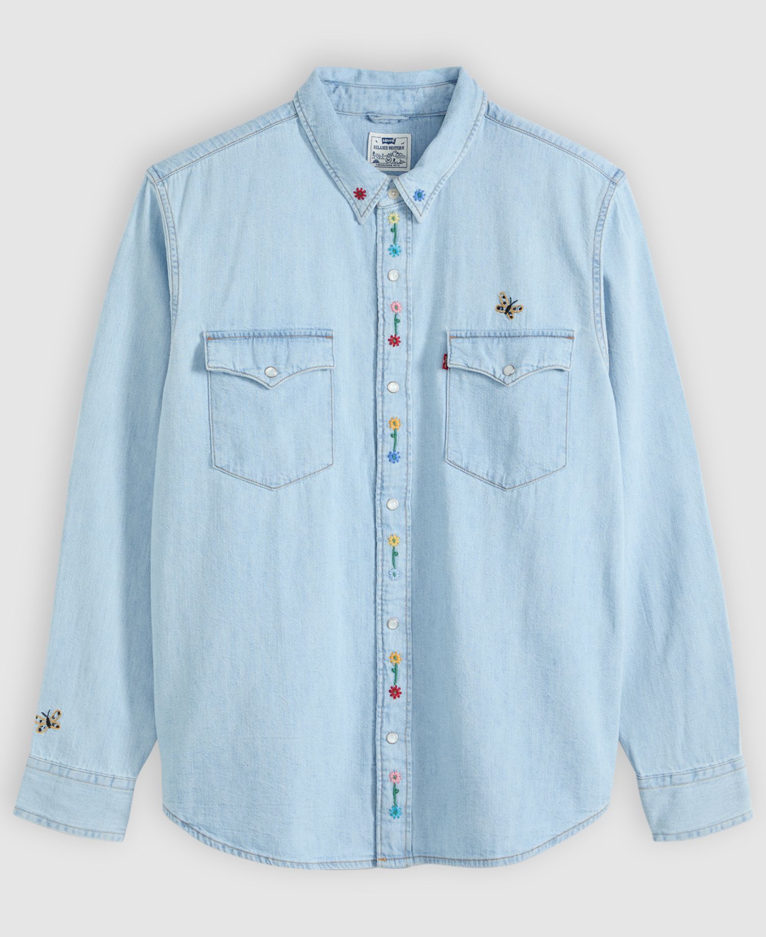 Men's Premium Relaxed-Fit Western Embroidered Shirt
