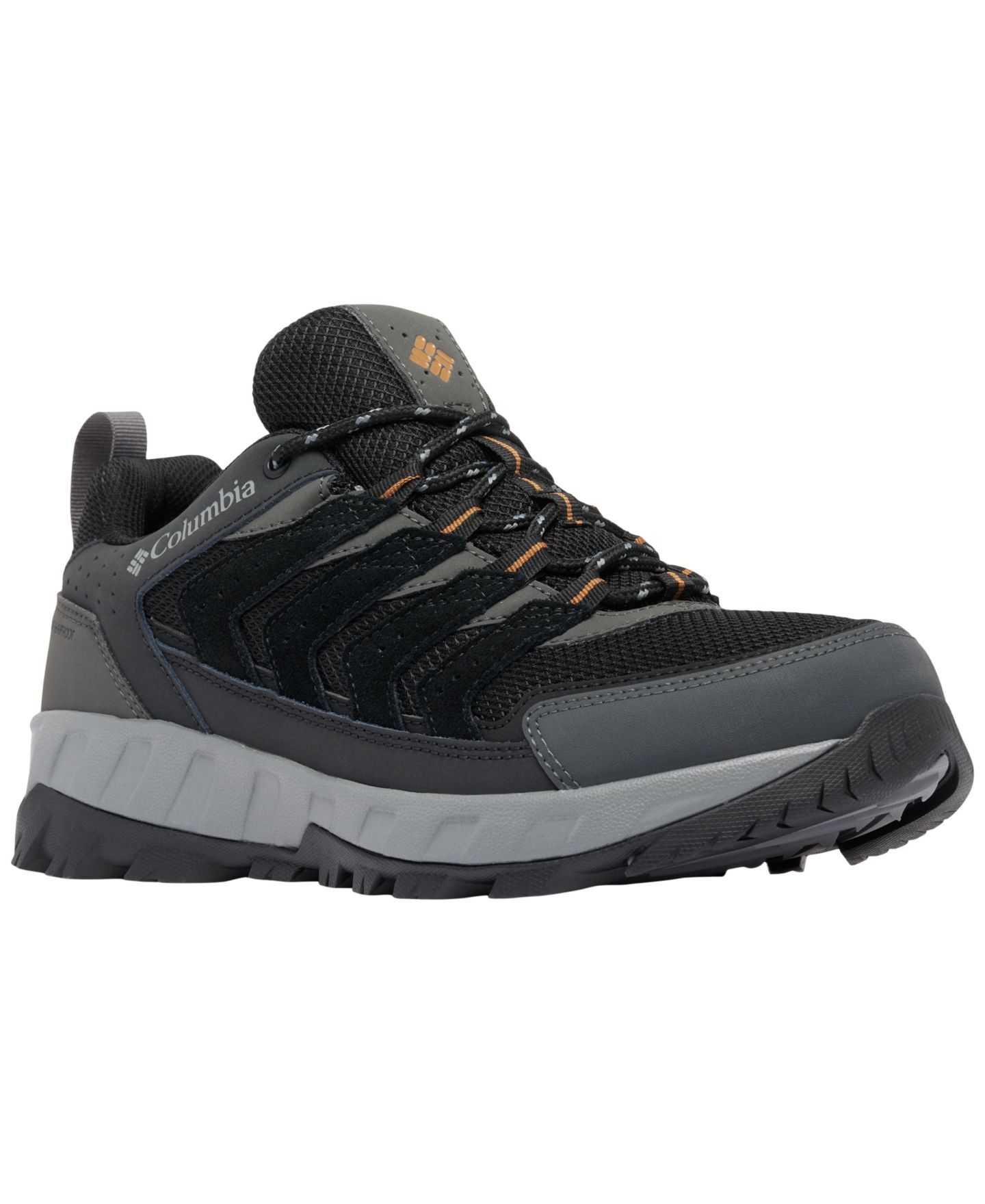 Мужские кроссовки Columbia Strata Trail Low Lace-Up, цвет: Чёрный — фото 1
