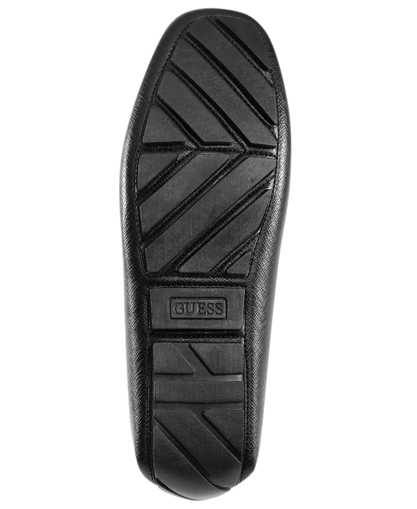 Мужские туфли GUESS Askers Pod G Ornament Driver, цвет: Чёрный — фото 5