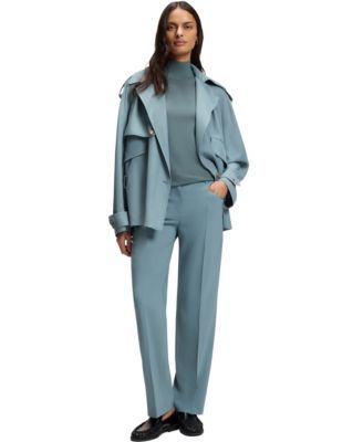 Women's Merino Wool Mock Neck Sleeveless Top