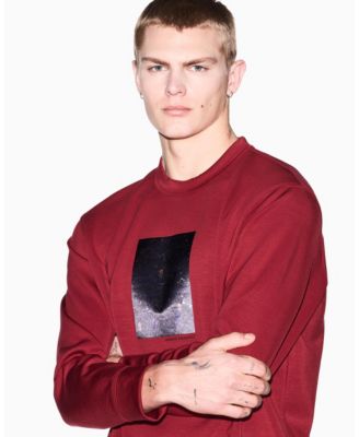 Men's Box Floral Crewneck Sweatshirt