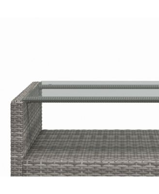 4 Piece Patio Furniture Set, Loveseat, Chairs & Table