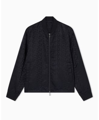 Men's All Over Print Jacquard Bomber Jacket