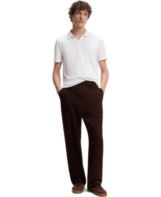 BECKHAM x BOSS Men's Cotton Silk Polo Shirt