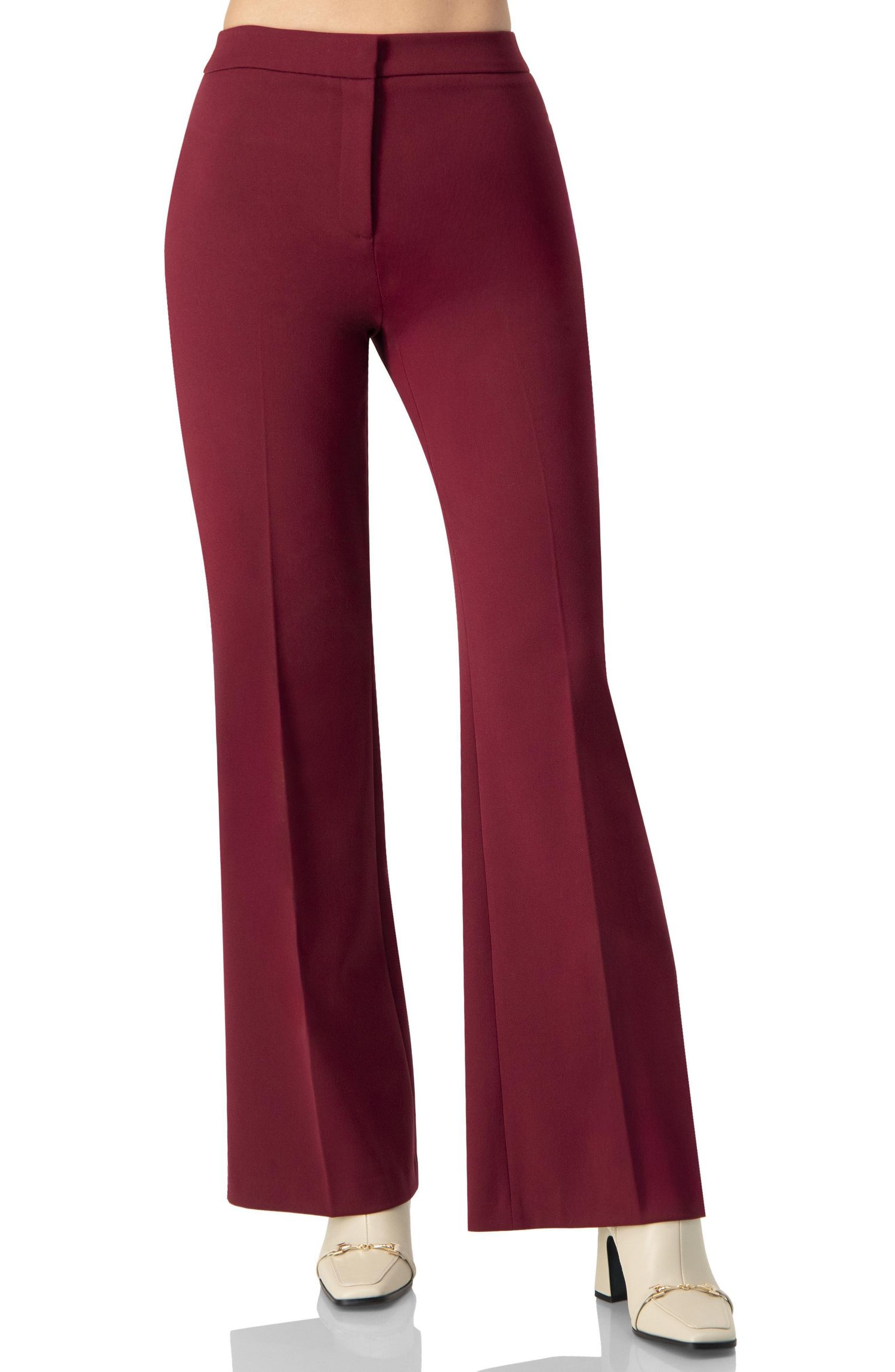 Women's Flared Solid Pants