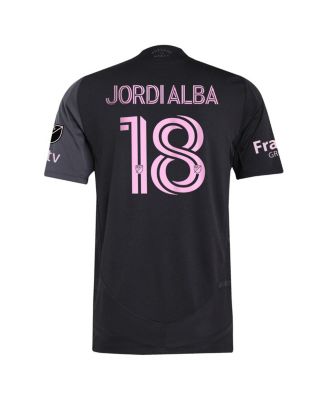 Men's Jordi Alba Ramos Black Inter Miami CF 2025 The Fortitude Kit Authentic Player Jersey