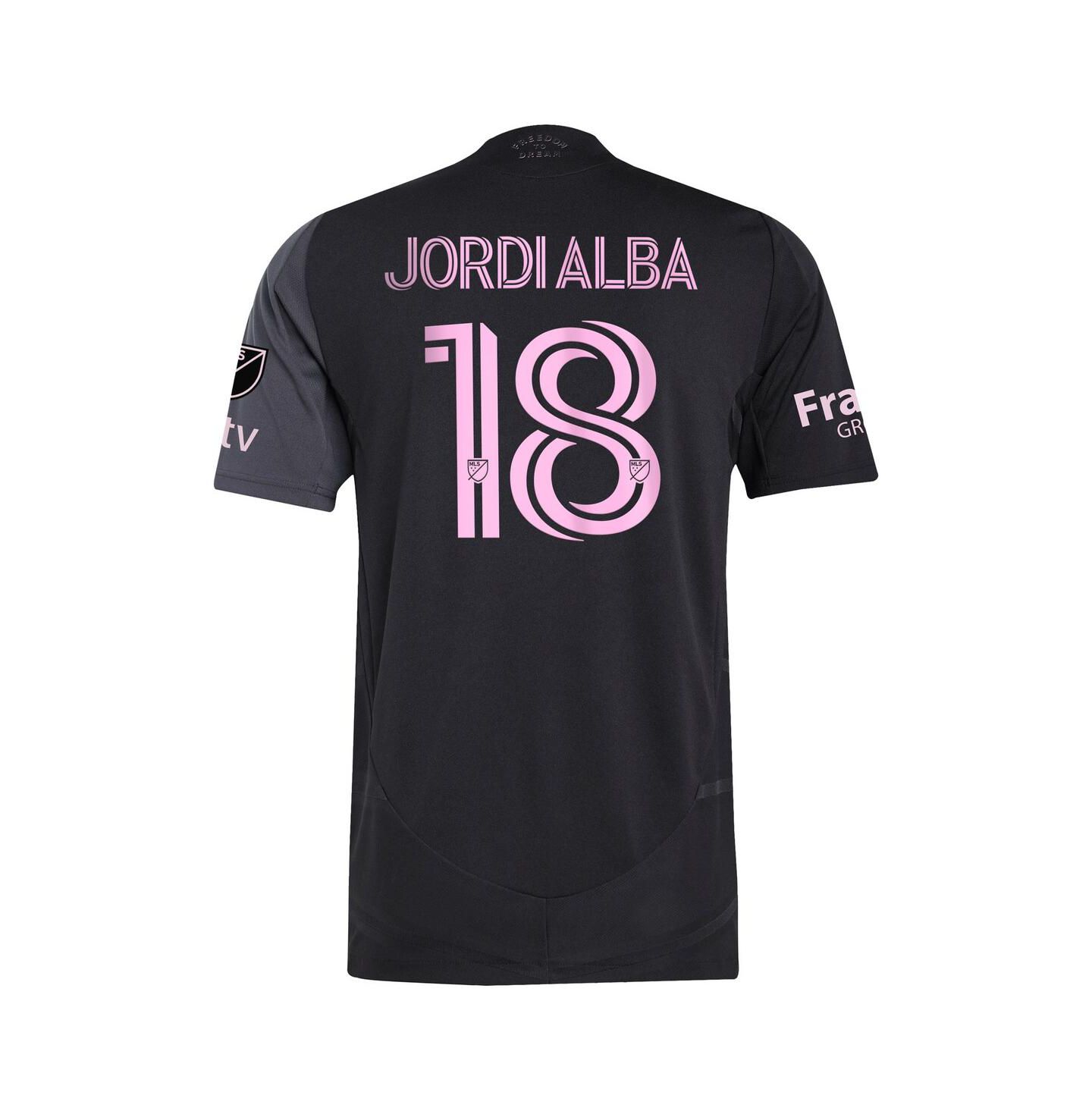 Мужские топы adidas Jordi Alba Ramos Black Inter Miami CF 2025 The Fortitude Kit Authentic Player Jersey — фото 3