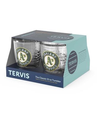 Oakland Athletics Four-Pack 12oz. Emblem Tumbler Set