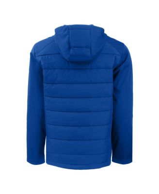 Men's Royal Los Angeles Dodgers Evoke Hybrid Eco Softshell Full-Zip Hoodie