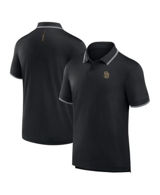 Men's Black San Diego Padres Front Office Move Mono Pique Polo Shirt