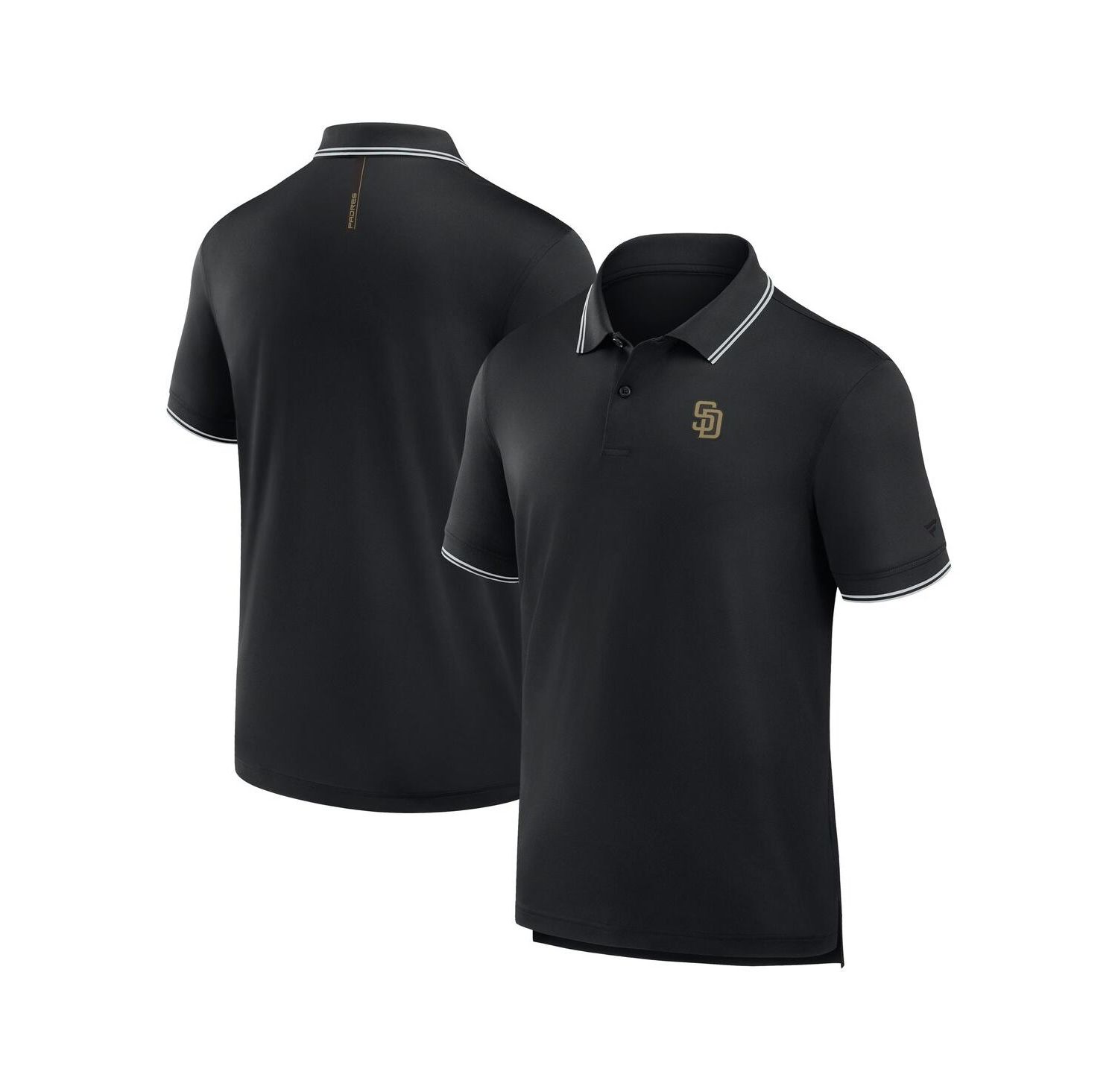 Men's Black San Diego Padres Front Office Move Mono Pique Polo Shirt