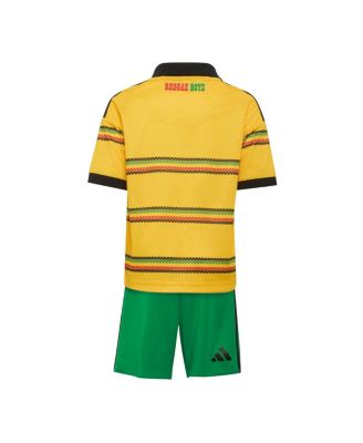 Toddler Yellow Jamaica National Team 2026 Replica Mini Kit