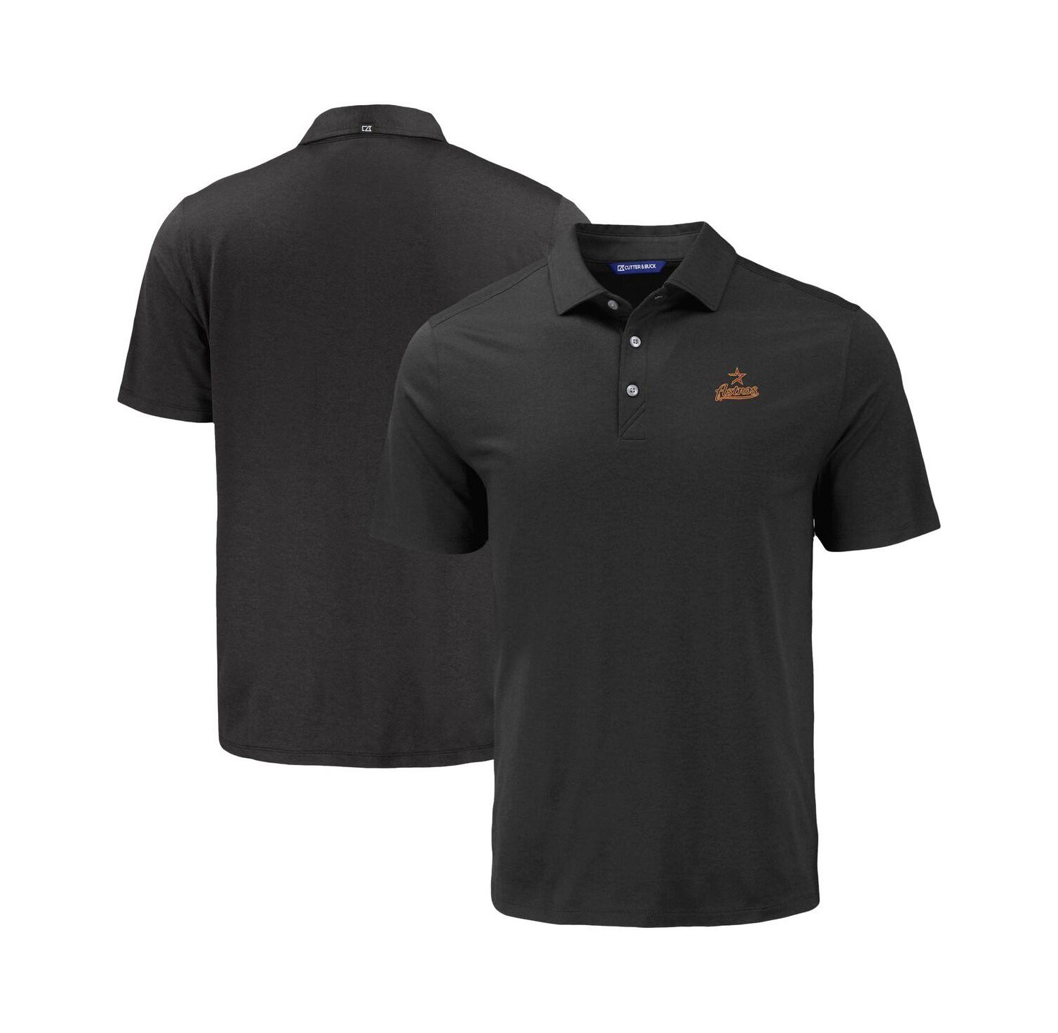 Men's Black Houston Astros Coastline Epic Comfort Eco Polo Shirt