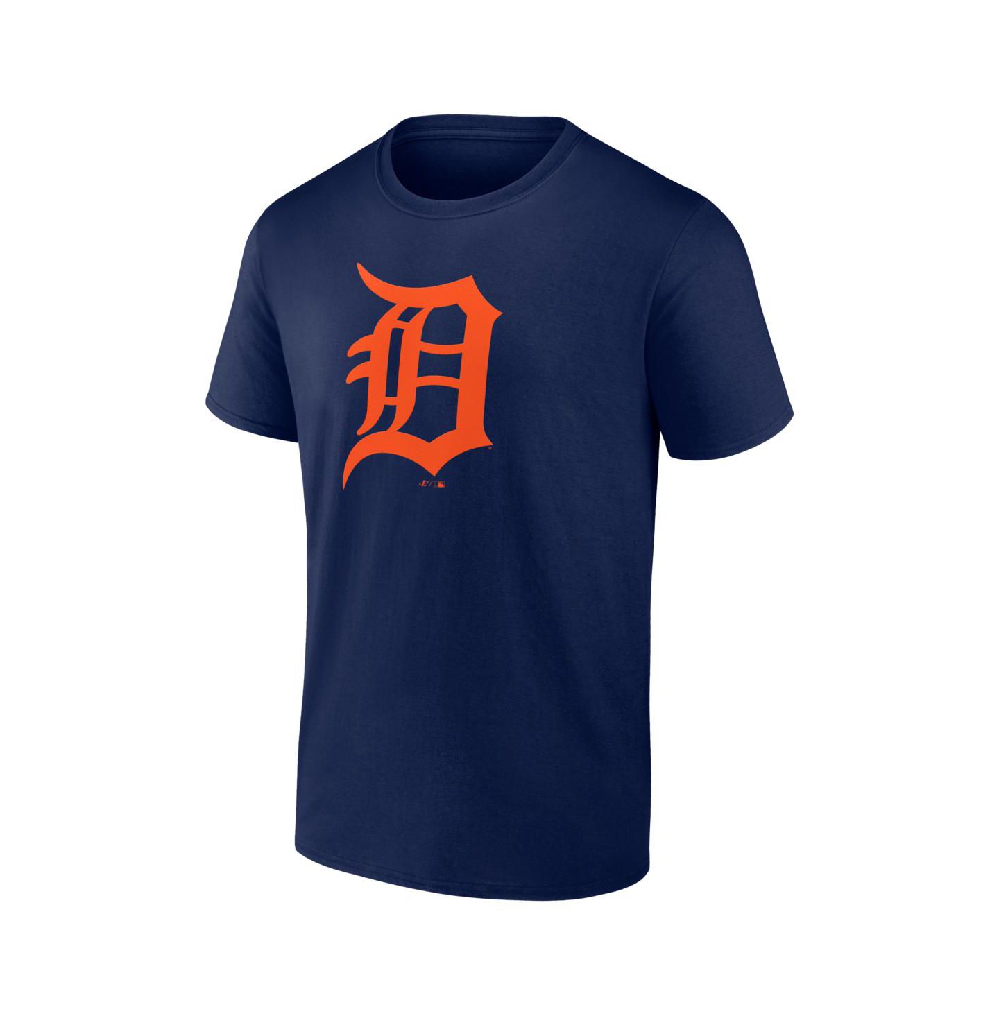 Мужская футболка Logo Athletic Navy Detroit Tigers Logo — фото 2