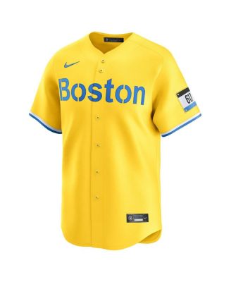 Men's Gold Boston Red Sox City Connect Limited Jersey
