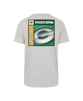 Men's Gray Green Bay Packers Chrome Plate Franklin T-Shirt