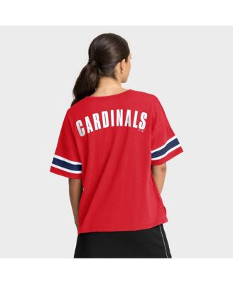 Women's Red St. Louis Cardinals Curl Route T-Shirt