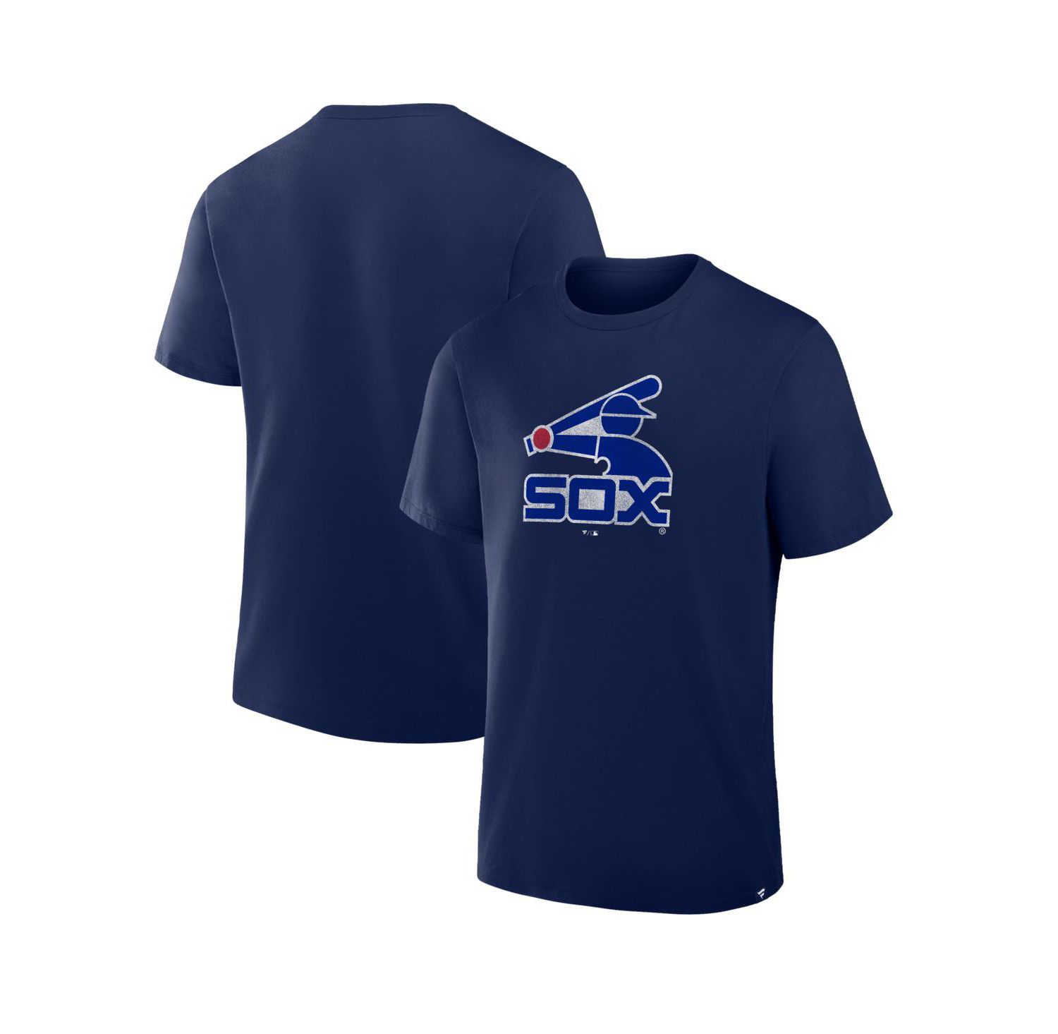 Men's Navy Chicago White Sox Vintage Logo Legacy T-Shirt
