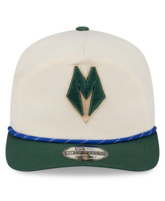 Men's Cream/Hunter Green Milwaukee Bucks 2025/26 City Edition 19TWENTY Adjustable Hat