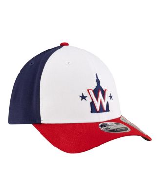 Men's White Washington Nationals Player Replica 39THIRTY M-Crown Flex Hat