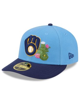 Men's Light Blue/Navy Milwaukee Brewers 2026 Spring Training Low Profile 59FIFTY Fitted Hat