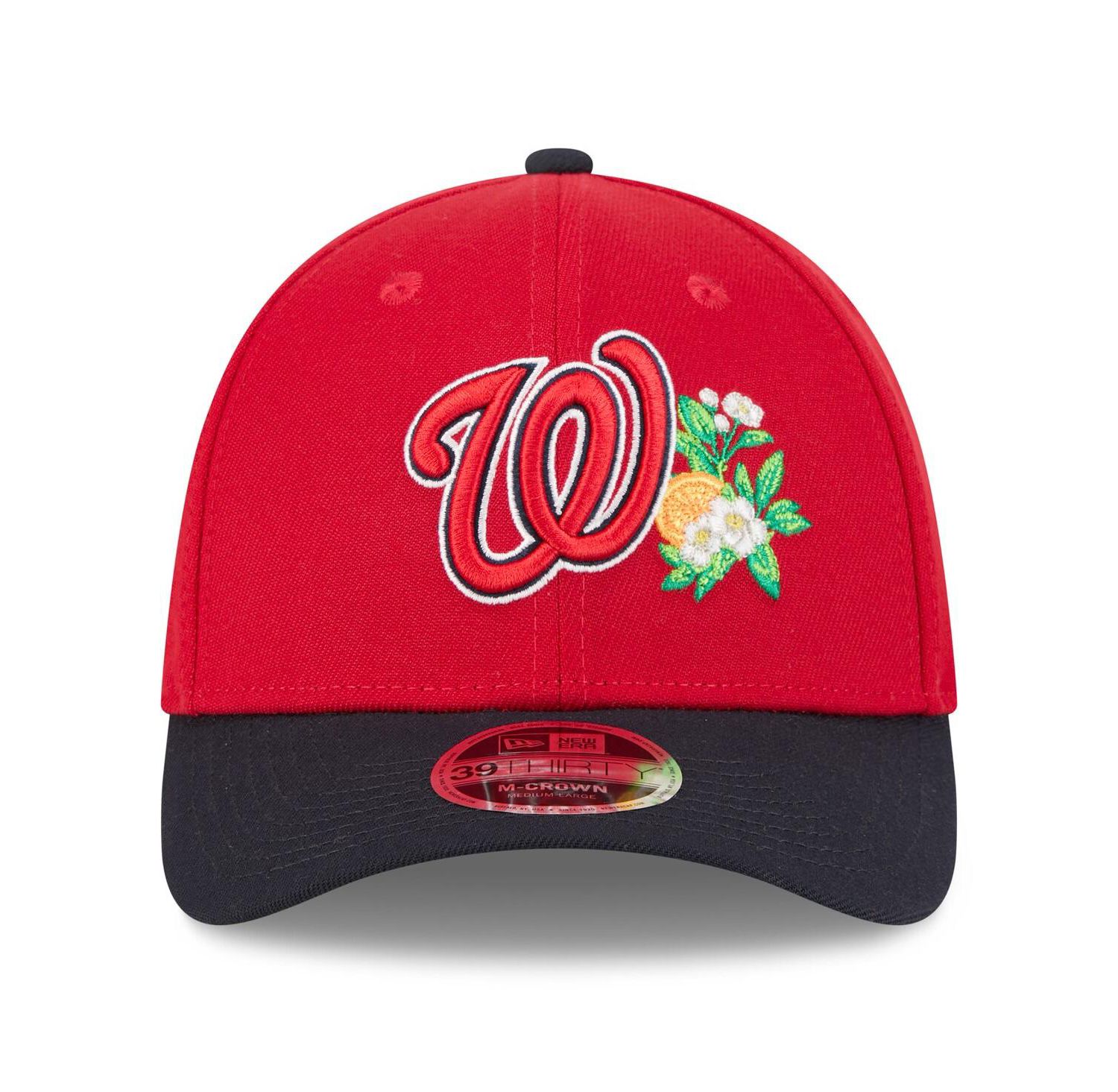Men's Red/Navy Washington Nationals 2026 Spring Training M-Crown 39THIRTY Flex Hat