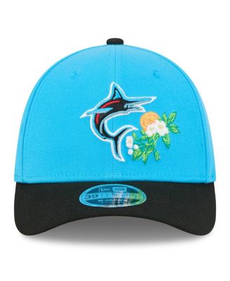 Men's Blue/Black Miami Marlins 2026 Spring Training M-Crown 39THIRTY Flex Hat