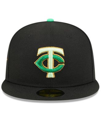 Men's Black Minnesota Twins 2026 St. Patrick's Day 59FIFTY Fitted Hat