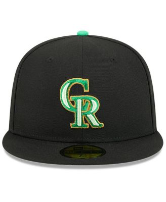 Men's Black Colorado Rockies 2026 St. Patrick's Day 59FIFTY Fitted Hat