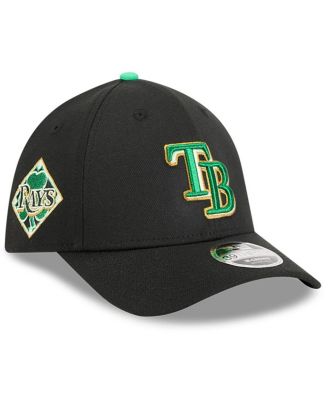 Men's Black Tampa Bay Rays 2026 St. Patrick's Day 39THIRTY Flex Hat