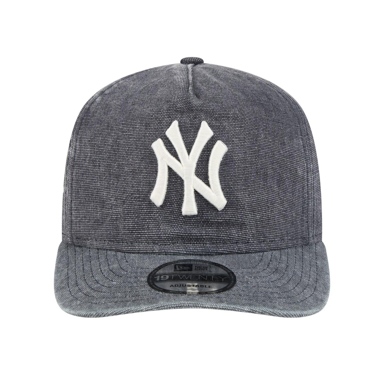 Men's Navy Heather New York Yankees Denim Classic 19TWENTY Adjustable Hat