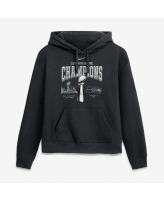 Women's Black Seattle Seahawks Super Bowl LX Champions Locker Room Trophy Collection Hoodie