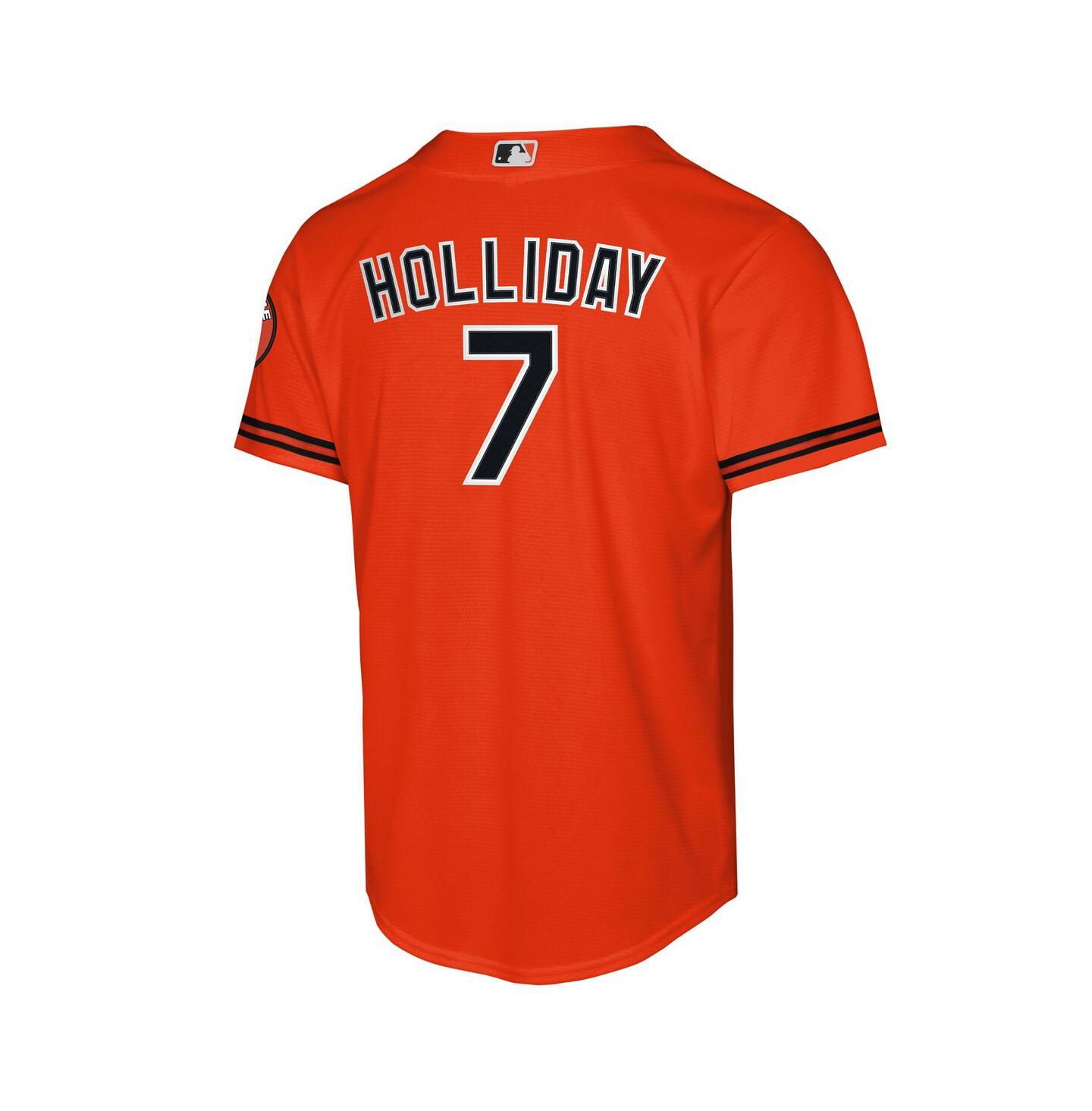 Детское джерси Nike Jackson Holliday Baltimore Orioles Alternate 2 Stadium Player, Orange — фото 3