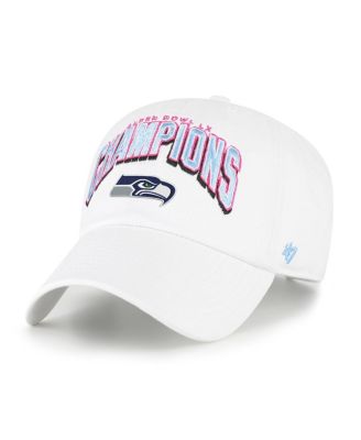 Men's White Seattle Seahawks Super Bowl LX Champions Side Patch Clean Up Adjustable Hat
