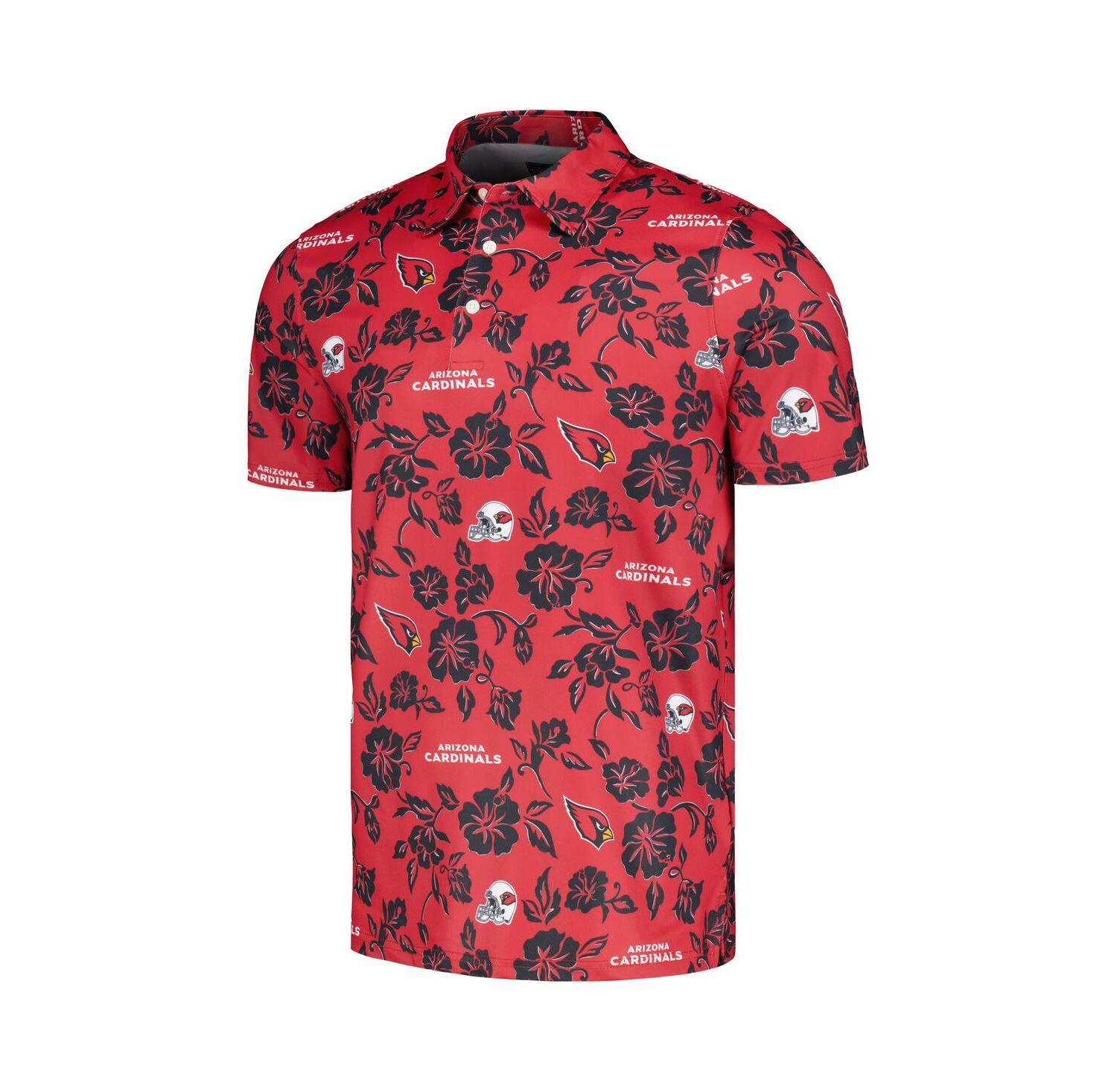 Men's Cardinal Arizona Cardinals Pua Performance Polo Shirt