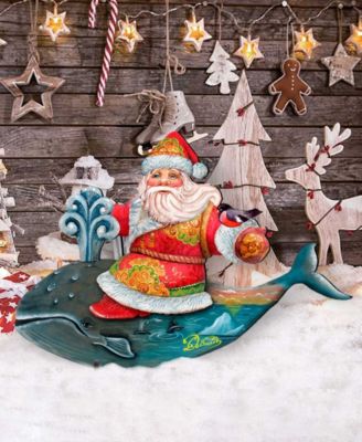 Whale Tail Free Standing Garden Decor