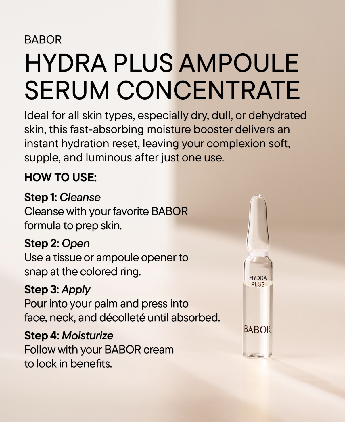 Babor Hydra Plus Ampoule Concentrates