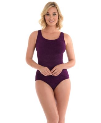 Women's Chlorine Resistant Cross Back One-Piece Swimsuit