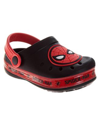 Toddler Marvel Spiderman Shoes, EVA Clogs, Water Shoes Pool Shoes Red and Blue Slip-On (Toddler 5-10 11-12 &pull on